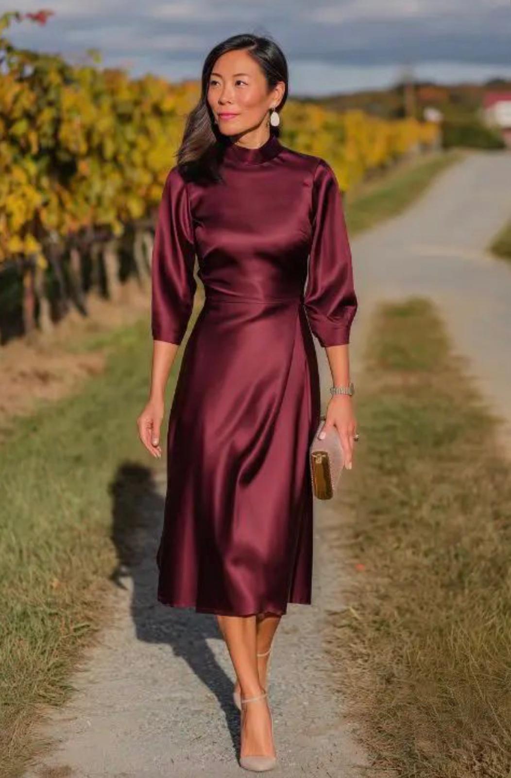 Maroon dress inspiration